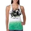  Next Level Ombre Burnout Racerback Tank Thumbnail