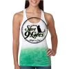  Next Level Ombre Burnout Racerback Tank Thumbnail
