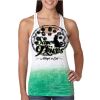  Next Level Ombre Burnout Racerback Tank Thumbnail