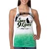  Next Level Ombre Burnout Racerback Tank Thumbnail