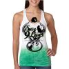  Next Level Ombre Burnout Racerback Tank Thumbnail