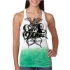  Next Level Ombre Burnout Racerback Tank Thumbnail