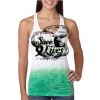  Next Level Ombre Burnout Racerback Tank Thumbnail
