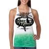  Next Level Ombre Burnout Racerback Tank Thumbnail