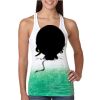  Next Level Ombre Burnout Racerback Tank Thumbnail