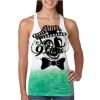  Next Level Ombre Burnout Racerback Tank Thumbnail