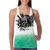  Next Level Ombre Burnout Racerback Tank Thumbnail