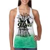  Next Level Ombre Burnout Racerback Tank Thumbnail