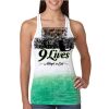  Next Level Ombre Burnout Racerback Tank Thumbnail