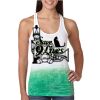  Next Level Ombre Burnout Racerback Tank Thumbnail