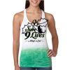  Next Level Ombre Burnout Racerback Tank Thumbnail