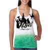  Next Level Ombre Burnout Racerback Tank Thumbnail