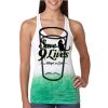  Next Level Ombre Burnout Racerback Tank Thumbnail