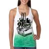  Next Level Ombre Burnout Racerback Tank Thumbnail
