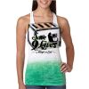  Next Level Ombre Burnout Racerback Tank Thumbnail