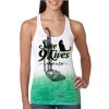  Next Level Ombre Burnout Racerback Tank Thumbnail
