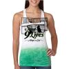  Next Level Ombre Burnout Racerback Tank Thumbnail