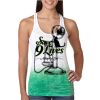  Next Level Ombre Burnout Racerback Tank Thumbnail