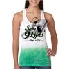  Next Level Ombre Burnout Racerback Tank Thumbnail