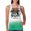  Next Level Ombre Burnout Racerback Tank Thumbnail