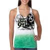  Next Level Ombre Burnout Racerback Tank Thumbnail