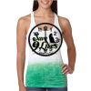  Next Level Ombre Burnout Racerback Tank Thumbnail