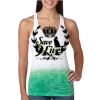  Next Level Ombre Burnout Racerback Tank Thumbnail
