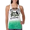  Next Level Ombre Burnout Racerback Tank Thumbnail