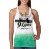  Next Level Ombre Burnout Racerback Tank Thumbnail