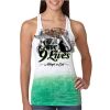  Next Level Ombre Burnout Racerback Tank Thumbnail