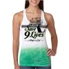  Next Level Ombre Burnout Racerback Tank Thumbnail