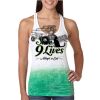  Next Level Ombre Burnout Racerback Tank Thumbnail