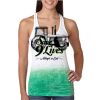  Next Level Ombre Burnout Racerback Tank Thumbnail