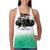  Next Level Ombre Burnout Racerback Tank Thumbnail