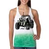  Next Level Ombre Burnout Racerback Tank Thumbnail