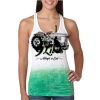  Next Level Ombre Burnout Racerback Tank Thumbnail