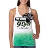  Next Level Ombre Burnout Racerback Tank Thumbnail