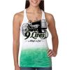  Next Level Ombre Burnout Racerback Tank Thumbnail