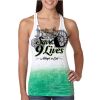  Next Level Ombre Burnout Racerback Tank Thumbnail