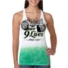  Next Level Ombre Burnout Racerback Tank Thumbnail