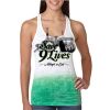  Next Level Ombre Burnout Racerback Tank Thumbnail
