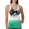  Next Level Ombre Burnout Racerback Tank Thumbnail