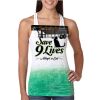  Next Level Ombre Burnout Racerback Tank Thumbnail