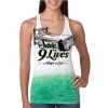  Next Level Ombre Burnout Racerback Tank Thumbnail