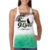  Next Level Ombre Burnout Racerback Tank Thumbnail
