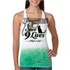  Next Level Ombre Burnout Racerback Tank Thumbnail