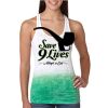  Next Level Ombre Burnout Racerback Tank Thumbnail