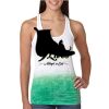  Next Level Ombre Burnout Racerback Tank Thumbnail