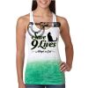 Next Level Ombre Burnout Racerback Tank Thumbnail