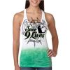  Next Level Ombre Burnout Racerback Tank Thumbnail